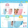 Video Walkie Talkies for Kids, Blue/Pink 2 Pack 1000 mAh Rechargeable Long Range Video walkie talkies, 3 Wearing Options Indoor Outdoor Toys for Family Games, Outside, Gifts for Boys Girls Ages 3-12 view 2