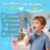 Video Walkie Talkies for Kids, Blue/Pink 2 Pack 1000 mAh Rechargeable Long Range Video walkie talkies, 3 Wearing Options Indoor Outdoor Toys for Family Games, Outside, Gifts for Boys Girls Ages 3-12 view 3