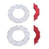 POENVFPO RC Car Brake Disc Caliper Set, Aluminum Alloy 3D Design for Realism Lightweight Anti Deformation with Simulated Caliper Components for RC Crawler Car Upgrade (Red) view 4