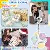12Pcs Keypad Clicker Toy, Funny Cube Mechanical Keypad Button Decompression Keychain Toy Relieve Anxiety and Pressure(12Pcs) view 2
