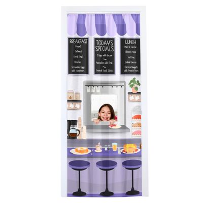 Couch Swag Tall Play Panel for Children with Adjustable Door Pole (CS-TD-Diner)