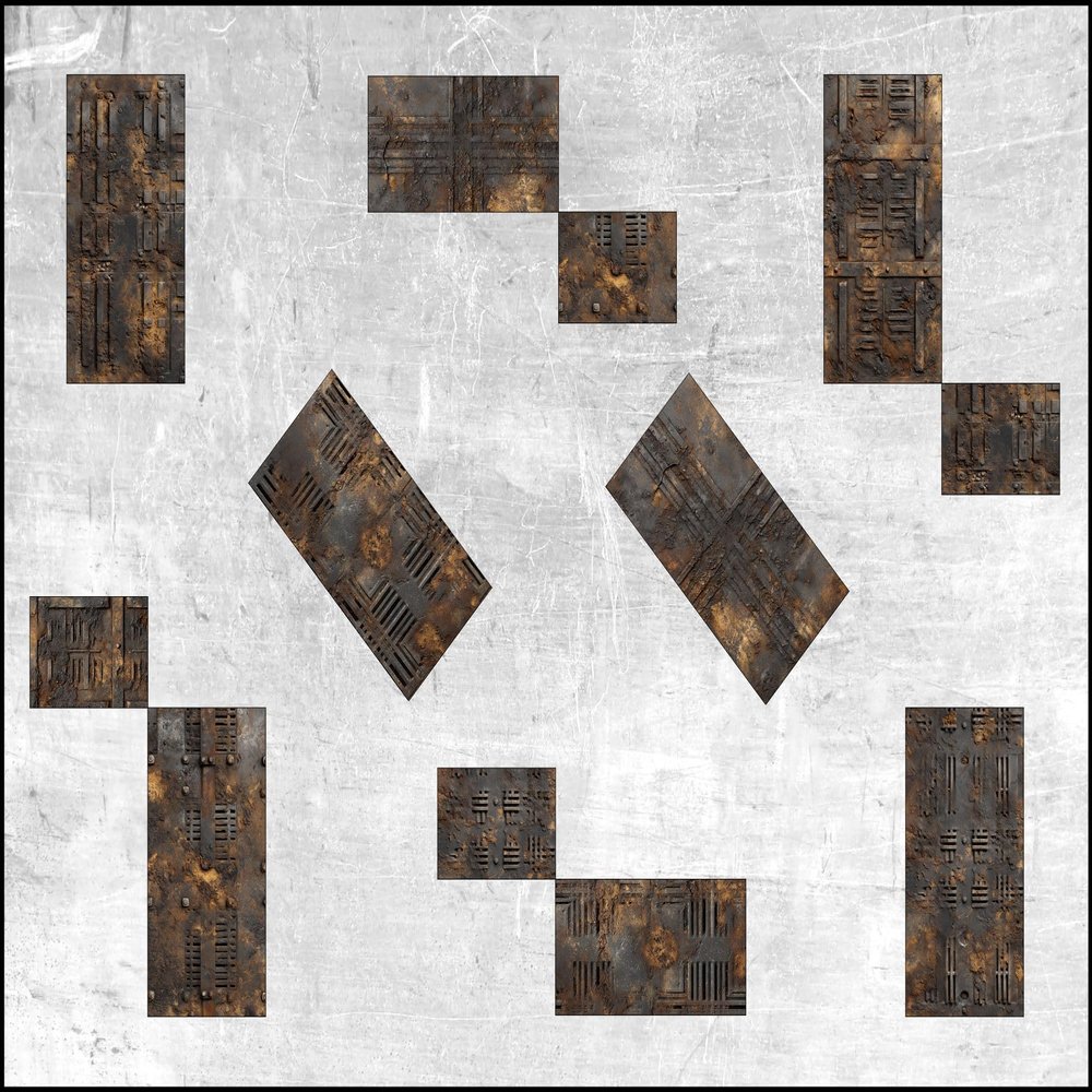 40K Tournament Neoprene Terrain Mats  Chapter Approved 2025 - Rotiron