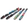 4 Sets Mini Trains Toy Pull Back Steam Trains Model Set, Assorted Styles Pull Back Trains, Durable Alloy Engine and Plastic Body, Easy to Assemble and Separate, Gift view 2