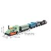 4 Sets Mini Trains Toy Pull Back Steam Trains Model Set, Assorted Styles Pull Back Trains, Durable Alloy Engine and Plastic Body, Easy to Assemble and Separate, Gift view 3