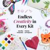 20 Arts & Crafts Kit for Girls  The Surprise Craft Box, All-Inclusive DIY Craft Set with 20 Fun Projects, Individually Packaged, Easy Step-by-Step Instructions, Creative Activity Gift for Kids view 4