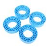 POENVFPO 4Pcs RC Tire Inserts, Silicone Double Layer Hollow Wheel Inserts, Improve Grip and Stability, 1.55inch Fit for Offroad RC Crawlers (Blue) view 4