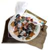 5 Pound Paydirt | Burlap Collection Bag | Gem Stones | Identification Card | Made in USA view 1