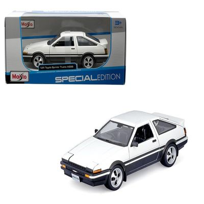1/24 Maisto Sprinter Trueno AE86 White Diecast Model Car - 32916WH