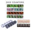 36Pcs Acrylic Dices Counters Small Tokens Six Sided Loyalty Counter Positive and Loyalty Dices view 3