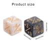 36Pcs Acrylic Dices Counters Small Tokens Six Sided Loyalty Counter Positive and Loyalty Dices view 4