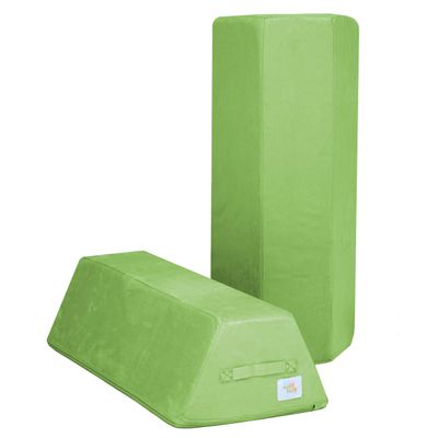 WHERE THE WILD KIDS PLAY Trapezoid Set, Full-Size Set of Two Trapezoids, Play Couch Accessories, Extra Large, Extra Firm Foam, Washable & Convertible Playroom Furniture, Roary
