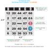 Carewon 200 Bingo Cards, Large 4.5" x 4.5", Paper Bingo Sheets, Disposable or Reusable for Daubers or Chips view 2