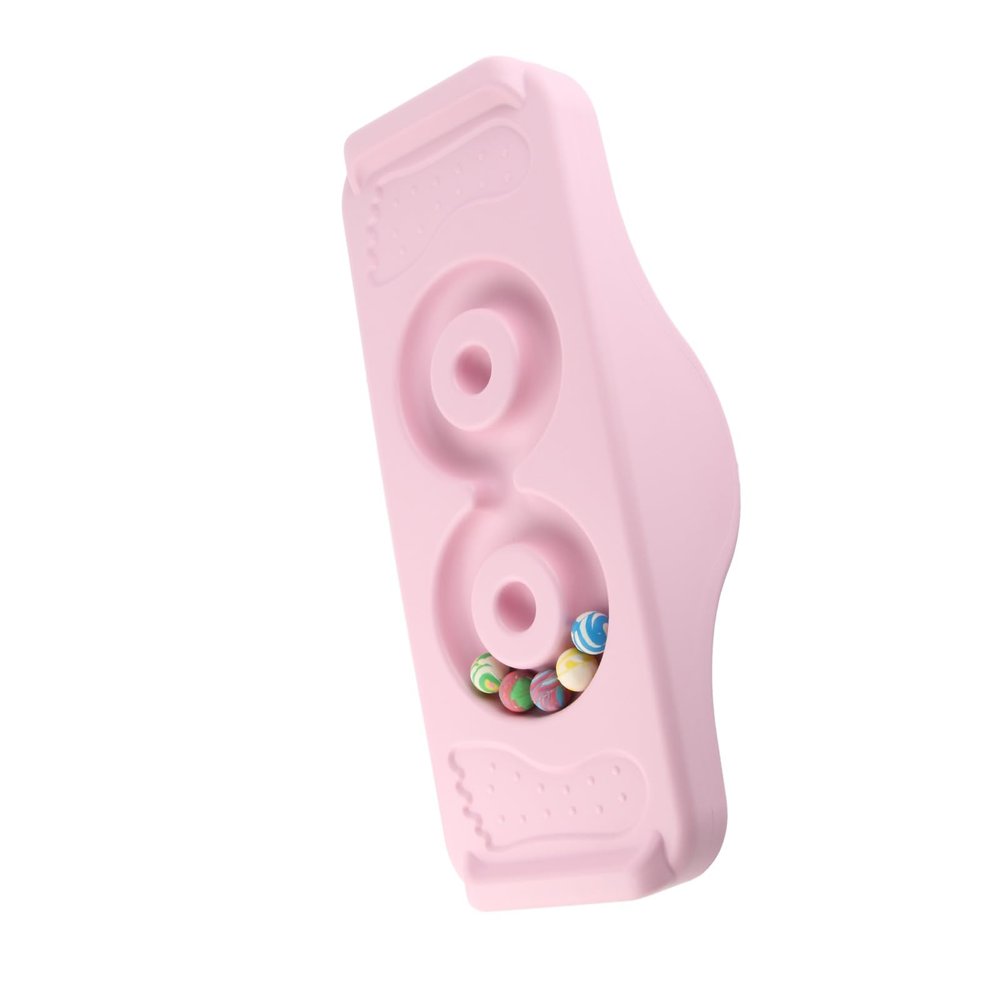 UPALDHOU Balance Training Board, Kids Sensory Training Rocking Board Anti Slip Plastic Improve Balance Ability for Childs (Pink)