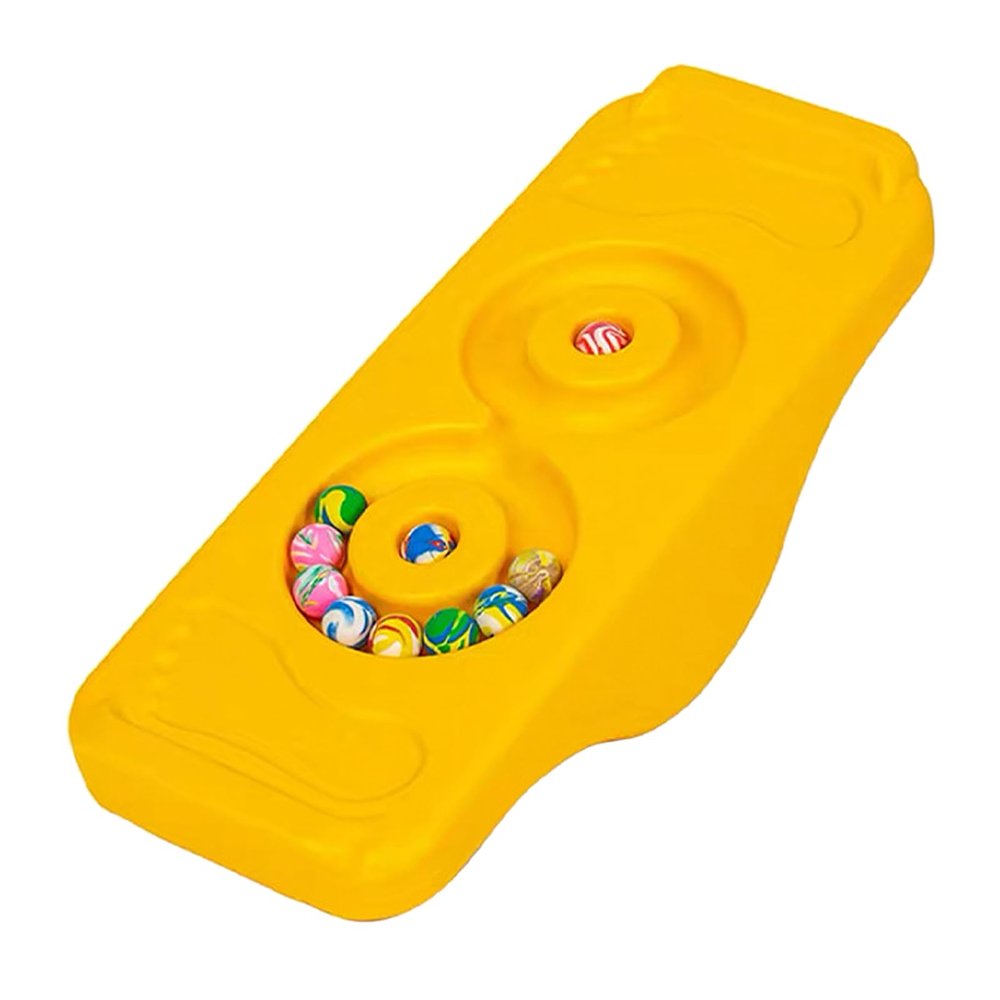 UPALDHOU Balance Training Board, Kids Sensory Training Rocking Board Anti Slip Plastic Improve Balance Ability for Childs (Yellow)