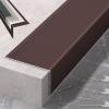 100 Cm Aluminum Stair Nosing, Transition Strip L-Shaped Floor Transition for Stairs, Stair Steps Edge Trim, for Tile/Wood/Laminate, Edge Protectors Decoration(Copper,2.5cm/0.98in) view 1