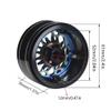 2.2 Inch Metal Electroplating Colorful Wheel Hub for 1/8 1/10 Trax-xas Trx6 Axial Scx10 Crawler Rc Car Accessories Rr10 Wraith view 2