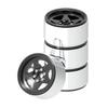 4pcs/Set 2.2 Inch Aluminum Alloy Beadlock Wheel Rim Hub Suit for 1:10 RC Crawler Axial SCX10 SCX10 II TRX4 RC4WD D90(2.2 inch-Black) view 1