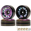 1.0 inch Deep Dish Brass Beadlock Wheel Rim 4pcs for RC CAR 1/18 1/24 RC Axial SCX24 TRX4M FMS FCX24 view 1