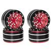 4PCS for 1.9 Inch Metal Wheel Hub Tires for 1/10 RC Model Car Crawler Retrofit Accessories AXIAL SCX10 TRX-4 XT4 AT4(Red) view 1