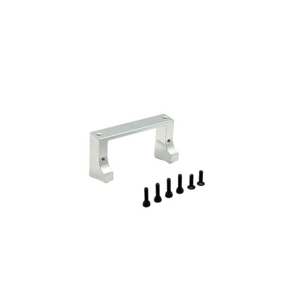 Metal Servo Holder Upgrade Parts Compatible with 244016 B 1/24 Remote Control Car(Silver)