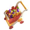 Kids Toy Shopping Cart Play Set - Supermarket Shopping Cart with Kitchen Food Accessories, Creative Role-Playing Playset for Toddler, Children, Kid Girls, Teens view 2