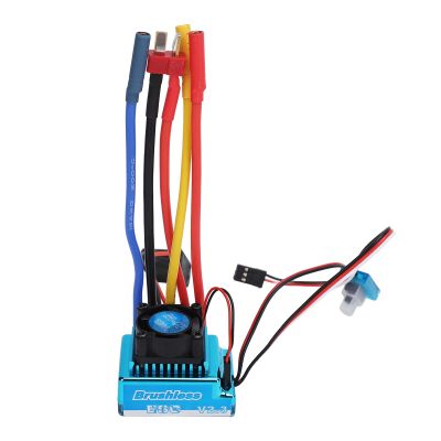 120A Brushless ESC, Electric Speed Controller for 1/10 1/12 RC Cars Boats, High Performance RC Brushless ESC with 5.3V 5A BEC, Lightweight Aluminum Alloy Design