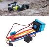 120A Brushless ESC, Electric Speed Controller for 1/10 1/12 RC Cars Boats, High Performance RC Brushless ESC with 5.3V 5A BEC, Lightweight Aluminum Alloy Design view 2