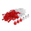 RC Racing Track Fence, Portable ABS Material with Red White Cones RC Track Barrier for 1/14 1/16 1/18 1/28 Scale Cars Kids Enthusiasts Home Backyard Events view 4