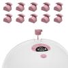 10PCS Pump Parts Compatible with Momcozy M5 Wearable Breastpump, Prevent Leaks Silicone Spout Cap Fit for M5 Pumps, Dustproof, Keep Clean Spout Cover Breast Pump Replacement Parts, Pink view 1