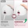10PCS Pump Parts Compatible with Momcozy M5 Wearable Breastpump, Prevent Leaks Silicone Spout Cap Fit for M5 Pumps, Dustproof, Keep Clean Spout Cover Breast Pump Replacement Parts, Pink view 2