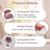 10PCS Pump Parts Compatible with Momcozy M5 Wearable Breastpump, Prevent Leaks Silicone Spout Cap Fit for M5 Pumps, Dustproof, Keep Clean Spout Cover Breast Pump Replacement Parts, Pink view 4