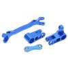 Acouto RC Car Component Aluminum Alloy Set Lightweight Strong to Install RC Car Component Linkage Rod Senton Big 1/10 Remote Control (Blue) view 3