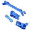 Acouto RC Car Component Aluminum Alloy Set Lightweight Strong to Install RC Car Component Linkage Rod Senton Big 1/10 Remote Control (Blue) view 4
