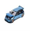 1:64 Diecast Model Car Compatible with Honda Civic EG6 Pandem Blue Chrome Limited Edition by Pop Race PR640206 view 3
