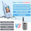 Video Walkie Talkies for Kids-2 Pack, Kids Walkies Talkies with Voice Changer & Sticker Effect, Rechargeable Long RangeIndoor Toys for Outdoor Camping, Hiking, Birthday Gift for Boys Girls Ages 3-12 view 2
