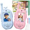 Video Walkie Talkies for Kids-2 Pack, Kids Walkies Talkies with Voice Changer & Sticker Effect, Rechargeable Long RangeIndoor Toys for Outdoor Camping, Hiking, Birthday Gift for Boys Girls Ages 3-12 view 1