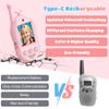 Video Walkie Talkies for Kids-2 Pack, Kids Walkies Talkies with Voice Changer & Sticker Effect, Rechargeable Long RangeIndoor Toys for Outdoor Camping, Hiking, Birthday Gift for Boys Girls Ages 3-12 view 2