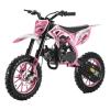 50cc 2-Stroke Gas Power Dirt Bike for Kids | Motocross Bike for Kids | Off-Road Mini Dirtbike Kidss 8-14 with Dual Disc Brakes and Shock Absorption Motorcycle | Max Speed 40KM/H Pink view 1