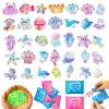 Ocean Animal Blind Bag Mini Resin Figures, Cute Cartoon Sea Creatures Mystery Pack for Kids & Teens, DIY Phone Case Charms, Craft Decorations, Party Favors & Collectibles view 1