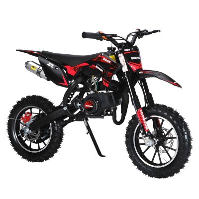 2025 Upgraded 50cc Kids Dirt Bike 2-Stroke | Mini Kid Dirt Bike | Gas Powered Dirts Bikes | Easy Pull Start,Soft Seat Cushion,Dirtbikes Load Capacity Up to 330LBS | Fast Arrival Red