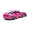 1:64 Diecast Collectibles Model Car Compatible with Porsche 911 Carrera RWB 997 Pink Limited Edition by Pop Race PR640202 view 3