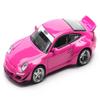 1:64 Diecast Collectibles Model Car Compatible with Porsche 911 Carrera RWB 997 Pink Limited Edition by Pop Race PR640202 view 4