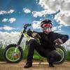 50cc 2-Stroke Gas Power Dirt Bike for Kids | Motocross Bike for Kids | Off-Road Mini Dirtbike Kidss 8-14 with Dual Disc Brakes and Shock Absorption Motorcycle | Max Speed 40KM/H Green view 4