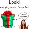 Annoying Nested Screw Gift Box, Annoying Gift Box, Standard Money Present Boxes, Prank Gift Boxes, Reusable Prank Gift Packaging for Birthday, Christmas & Fun Party Game view 2