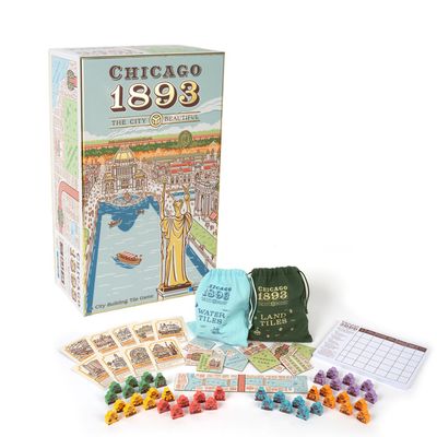 Chicago 1893: The City Beautiful Tile Game | Chicago Game | Tile Games | Chicago Gift | World's Fair Games