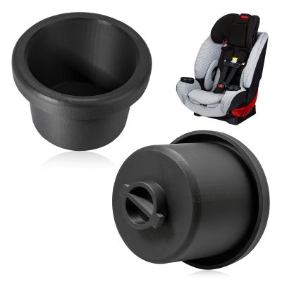2 Pcs Cup Holder Replacements Compatible with Britax One4Life Car Seats, Single Cup Holder for Child Car Seats, Dishwasher Safe, Easy Snap Installation Durable(Black)