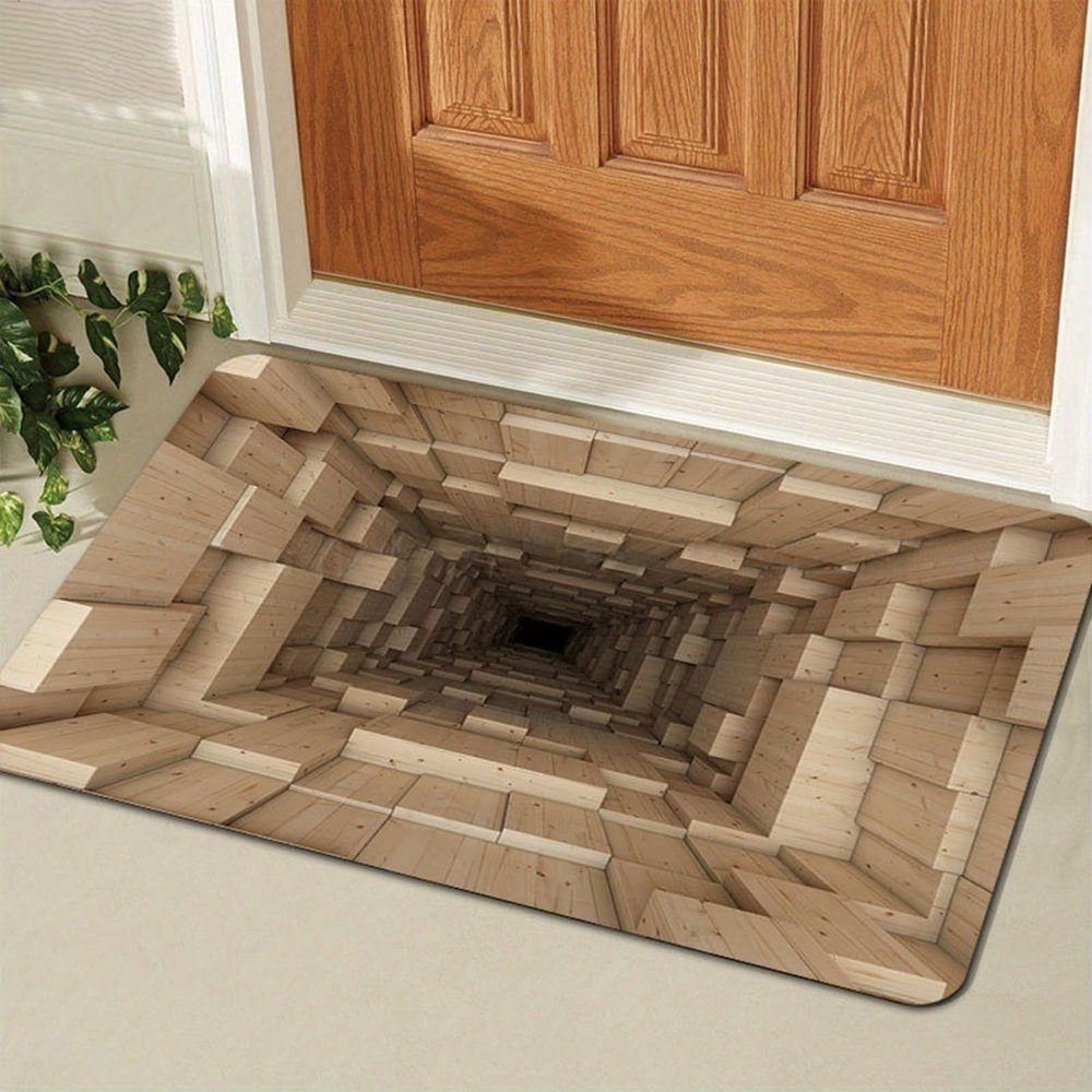 2025 Muti-Design 3D Hole Rug - Dog Gets Scared of 3D Carpet, Rug That Looks Like a Hole, Optical Illusion Rugs, Funny 3D Carpet to Prank, Test & Play with Your Dog or Cat (#3 40*60cm(15.75*23.62in))