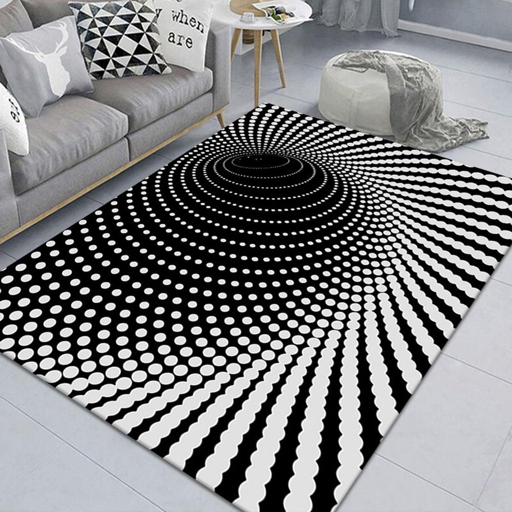 2025 Muti-Design 3D Hole Rug - Dog Gets Scared of 3D Carpet, Rug That Looks Like a Hole, Optical Illusion Rugs, Funny 3D Carpet to Prank, Test & Play with Your Dog or Cat (#14 60*90cm(23.62*35.43in))