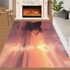 4x5 Ship Area Rugs - Sunset Glow Rug for Entryway, Apocalyptic Scenery Washable Entry Way Rugs Kids Carpet for Inside House Playroom Living Room End Table Nursery view 2