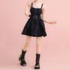 1/6 Scale Female Clothing, Vintage Princess Dress, Dress & Cap & Boots & Outerwear Clothing for 12 inches BJD Dolls, 1/6 Girl Doll Action Figure Black Sweet Party Costume view 4